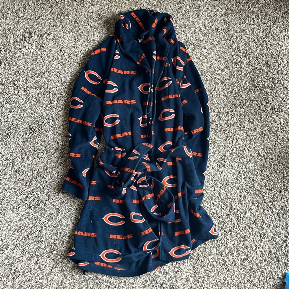 Chicago Bears fleece robe
